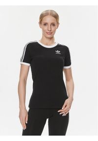 Adidas - adidas T-Shirt adicolor Classics 3-Stripes GN2900 Czarny Regular Fit. Kolor: czarny. Materiał: bawełna