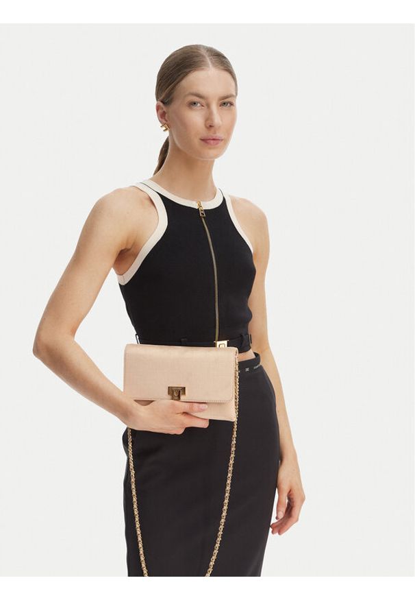 Elisabetta Franchi Torebka BS-64A-61E2-V290 Beżowy. Kolor: beżowy