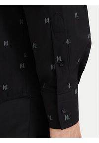 Karl Lagerfeld - KARL LAGERFELD Koszula 605000 563622 Czarny Regular Fit. Typ kołnierza: dekolt w karo. Kolor: czarny. Materiał: bawełna #2