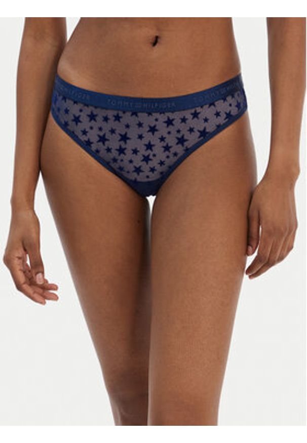 TOMMY HILFIGER - Tommy Hilfiger Komplet stringów UW0UW06135 Kolorowy. Materiał: syntetyk. Wzór: kolorowy