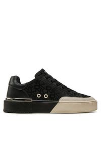 DKNY Sneakersy Bradley K4420937 Brązowy. Kolor: brązowy. Materiał: skóra