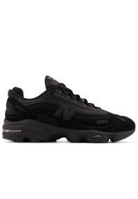 Buty unisex New Balance M1000B - czarne. Kolor: czarny. Materiał: skóra, materiał. Szerokość cholewki: normalna