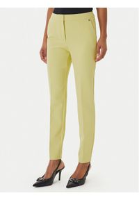 Hugo - HUGO Spodnie materiałowe Hagonia-1 50539991 Żółty Slim Fit. Kolor: żółty. Materiał: syntetyk #1