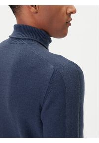 Aeronautica Militare Golf 252MA1587UL00904 Granatowy Regular Fit. Typ kołnierza: golf. Kolor: niebieski. Materiał: bawełna #2