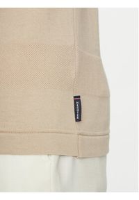 Hechter Paris Polo 65009 151808 Beżowy Regular Fit. Typ kołnierza: polo. Kolor: beżowy. Materiał: bawełna #3