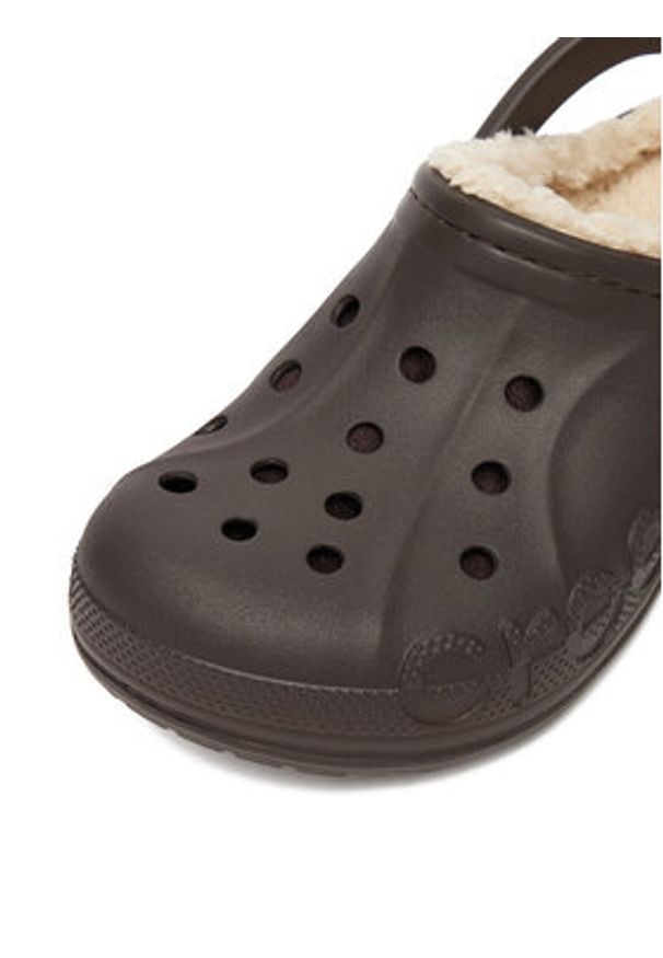 Crocs Klapki C-BAYA LINED CLOG 205969-206 Brązowy. Kolor: brązowy