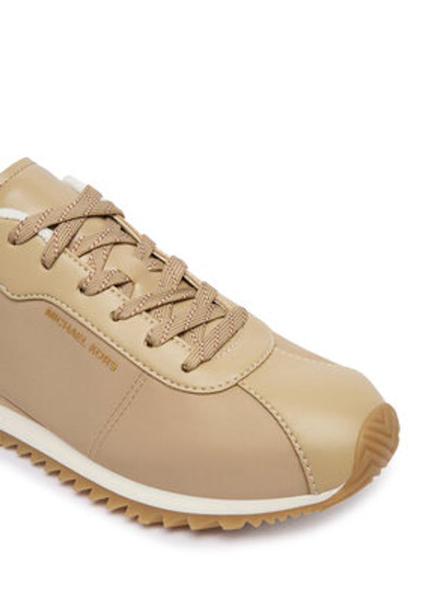 MICHAEL Michael Kors Sneakersy Rhodes 43T6RHFS1D Beżowy. Kolor: beżowy. Materiał: skóra