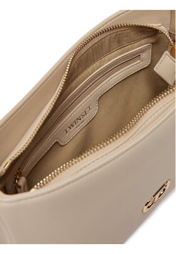 TwinSet - TWINSET Torebka 242TD8322 Écru. Materiał: skórzane