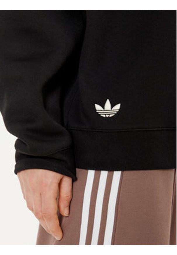 Adidas - adidas Bluza Neuclassics JI8520 Czarny Oversize. Kolor: czarny. Materiał: bawełna, syntetyk