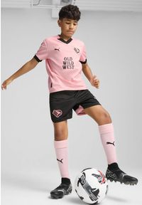 Puma - Młodzieżowa koszulka domowa Palermo F.C 24/25 PUMA Team Light Pink Black. Kolor: wielokolorowy, różowy, czarny