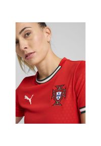 Puma - Damska koszulka domowa Portugalia 2025 PUMA Sport Red Sugared Almond Beige. Kolor: czerwony, wielokolorowy, beżowy