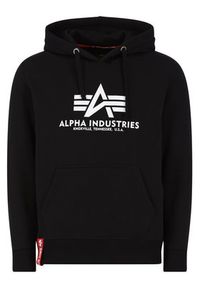 Alpha Industries Bluza Basic 178312 Czarny Regular Fit. Kolor: czarny. Materiał: bawełna #3