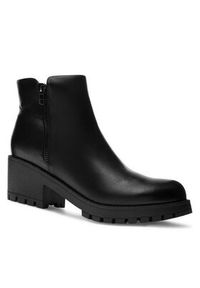 Jenny Fairy Botki JILL HY12618-3 Czarny. Kolor: czarny. Materiał: materiał #6