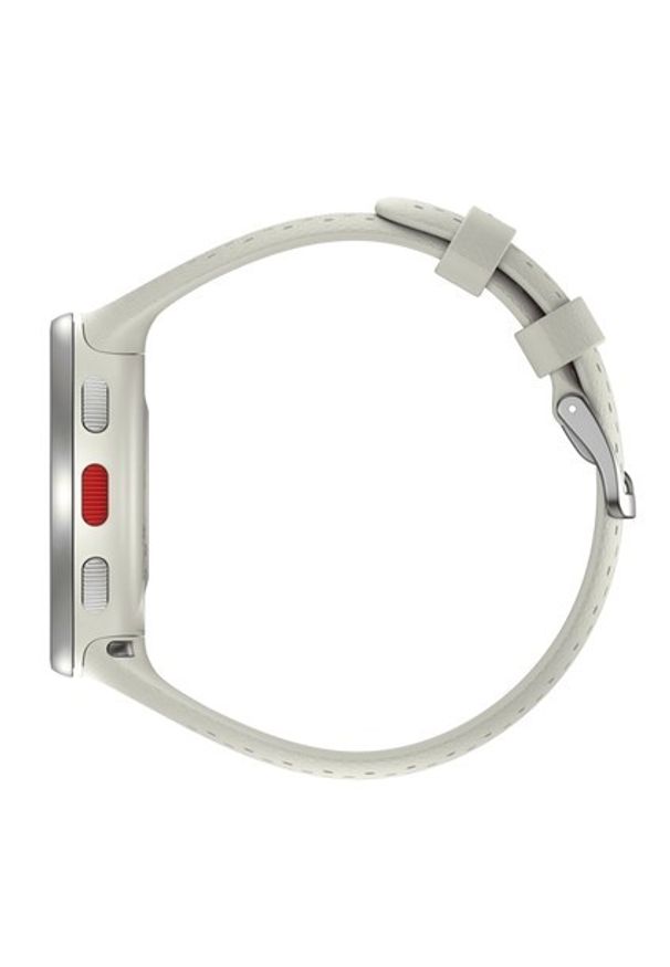 POLAR - Polar Pacer PRO biało-czerwony S-L. Rodzaj zegarka: cyfrowe. Kolor: czerwony, biały, wielokolorowy. Materiał: polar. Styl: sportowy