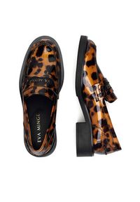 Eva Minge Mokasyny FATEN-116003 Brązowy. Kolor: brązowy. Materiał: skóra, lakier #3