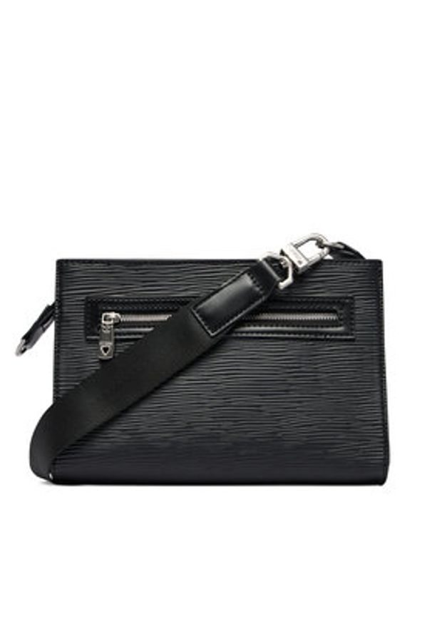 Guess Saszetka HMMIPW P6257 Czarny. Kolor: czarny. Materiał: skóra