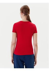 Guess Jeans T-Shirt W4YI01 J1314 Czerwony Slim Fit. Kolor: czerwony. Materiał: bawełna #3