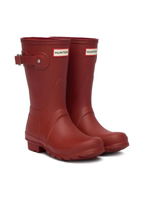 Hunter Kalosze Original Short WFS1000RMA Czerwony. Kolor: czerwony. Materiał: kauczuk