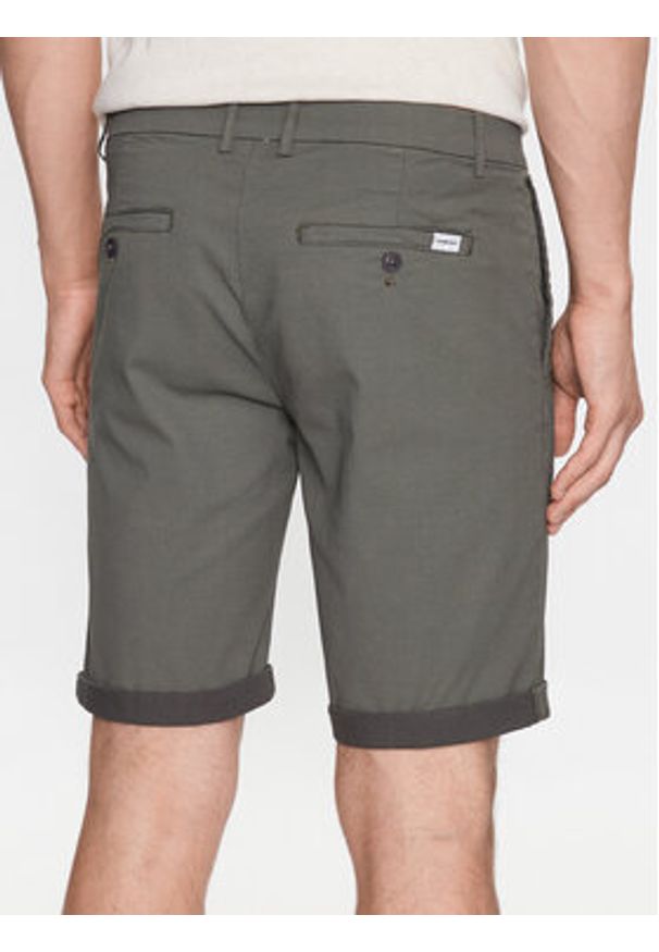Lindbergh Szorty materiałowe 30-505048 Zielony Slim Fit. Kolor: zielony. Materiał: bawełna