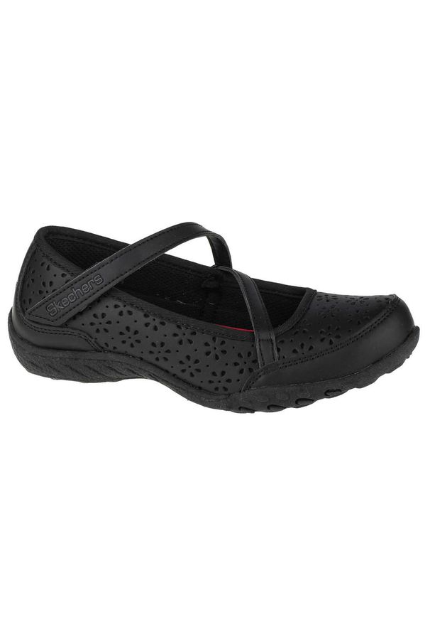 skechers - Buty Dziecko Skechers Breathe Easy Playground Poppies czarny. Kolor: czarny