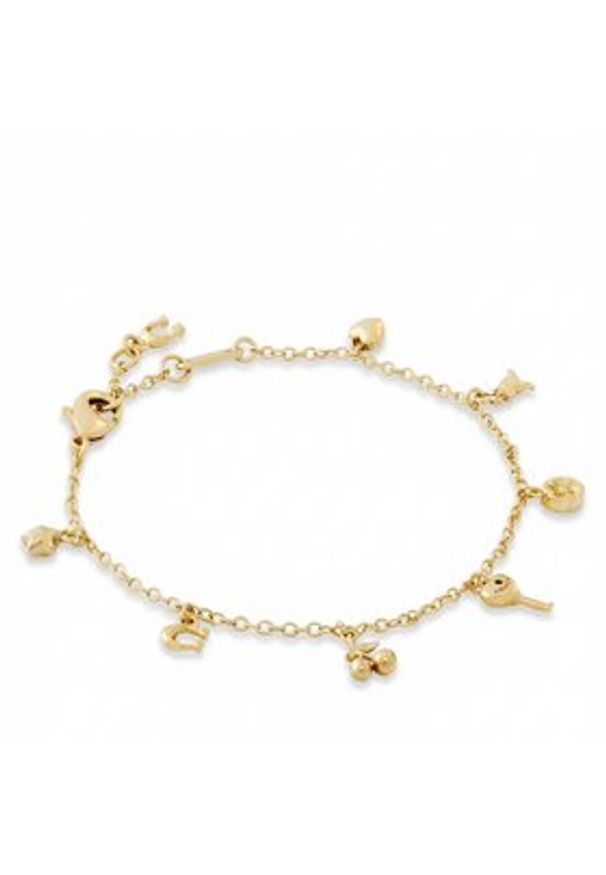 Coach Bransoletka 37557551 Złoty. Materiał: ze stali, ze stali nierdzewnej. Kolor: złoty