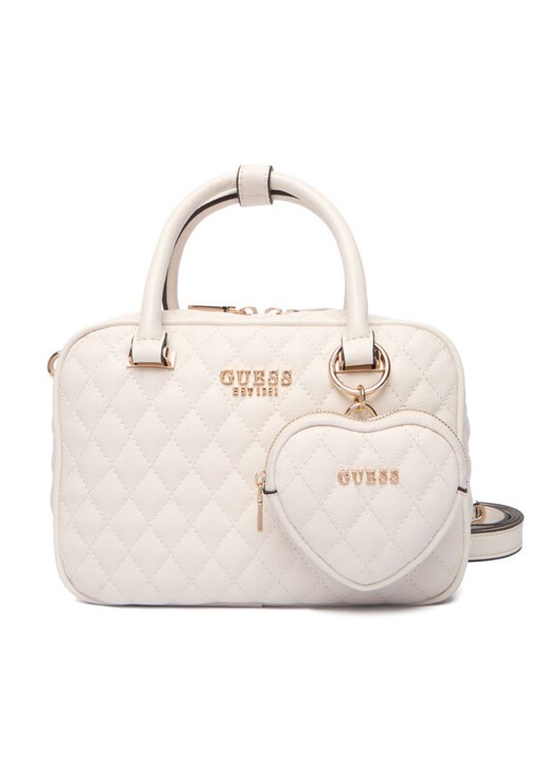 Guess Torebka Atabey HWQG98 94050 Écru. Materiał: skórzane