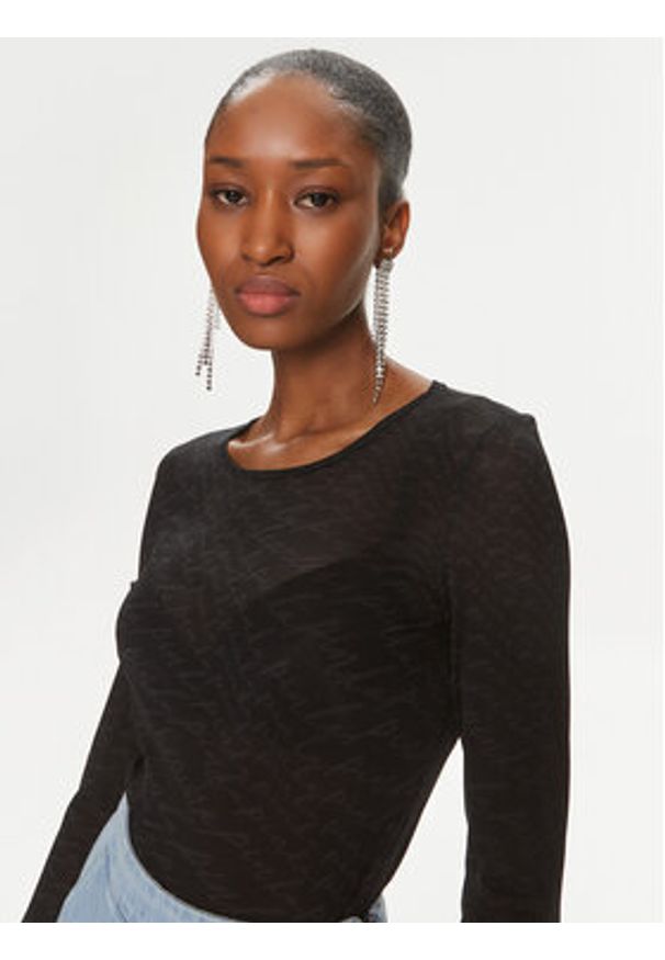 Pinko Bluzka Berlino 100639 A1A0 Czarny Regular Fit. Kolor: czarny. Materiał: syntetyk