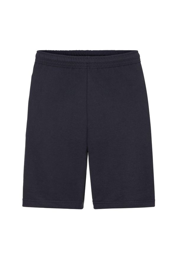 FRUIT OF THE LOOM - Lekkie Spodenki Męskie. Kolor: niebieski