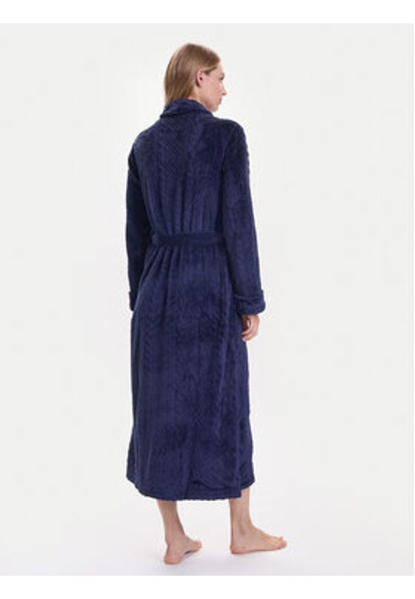 Lauren Ralph Lauren - LAUREN RALPH LAUREN Szlafrok ILN52455F Granatowy. Kolor: niebieski. Materiał: syntetyk