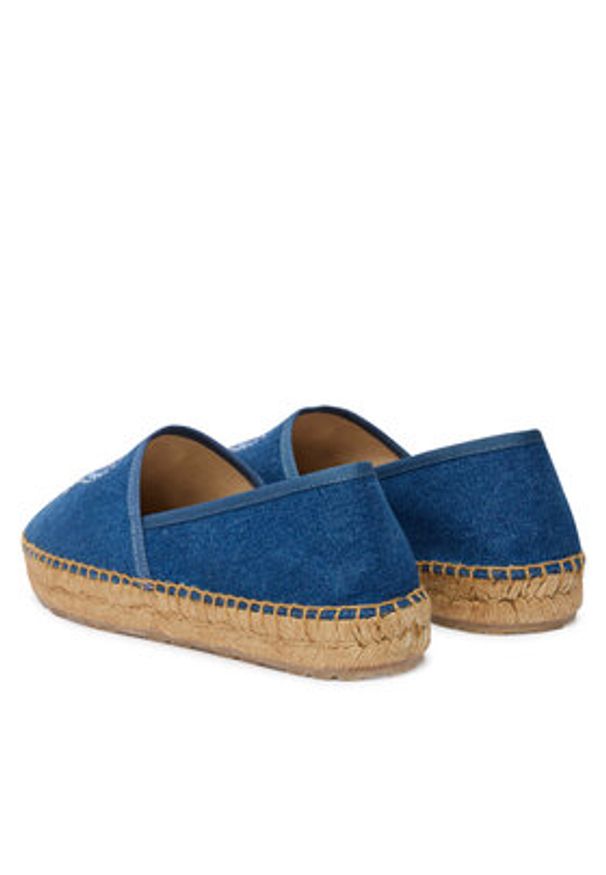 Love Moschino - LOVE MOSCHINO Espadryle JA10532G0OJO5700 Niebieski. Kolor: niebieski. Materiał: materiał
