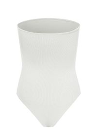 MUUV Strój kąpielowy Strapless Tube kolor biały miękka miseczka. Kolor: biały. Materiał: materiał, prążkowany #2