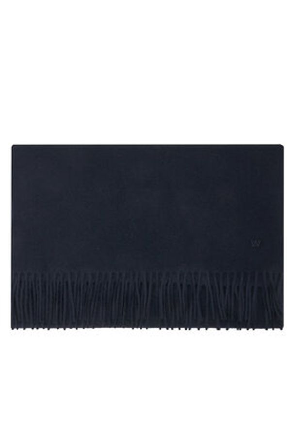 Weekend Max Mara Szalik Scoglio 2525546105 Granatowy. Kolor: niebieski. Materiał: materiał, wełna