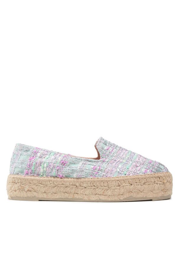 Manebi Espadryle Slippers D T 1.6 D0 Srebrny. Kolor: srebrny. Materiał: materiał