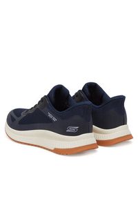 skechers - Skechers Sneakersy Bobs Squad 4-Staple Look 117624/NVY Granatowy. Kolor: niebieski. Materiał: materiał