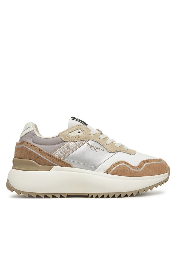 Sneakersy Pepe Jeans. Kolor: beżowy