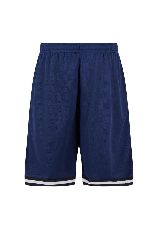 Urban Classics - Shorty Męskie Siatka Paski. Kolor: czarny, brązowy, niebieski, wielokolorowy. Wzór: paski. Sport: turystyka piesza