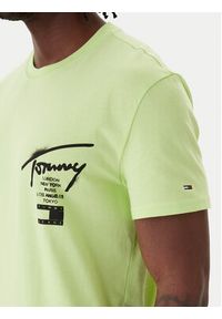 Tommy Jeans T-Shirt City Sign DM0DM22553 Zielony Regular Fit. Kolor: zielony. Materiał: bawełna #3
