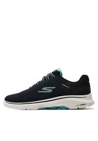 skechers - Skechers Sneakersy Go Walk 7-Cosmic Waves 125215/BKTQ Czarny. Kolor: czarny. Materiał: mesh, materiał #5