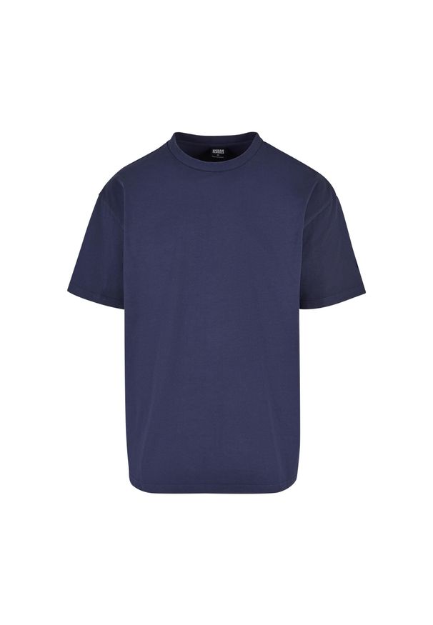Koszulka oversize Urban Classics Heavy Garment Dye. Kolor: niebieski
