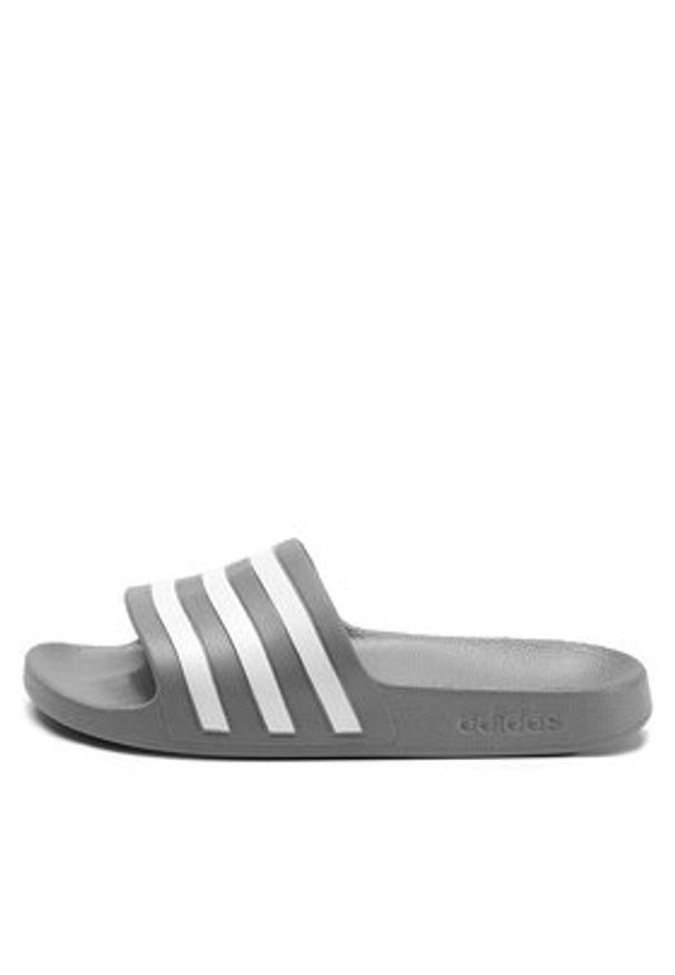 Adidas - adidas Klapki adilette Aqua F35538 Szary. Kolor: szary. Materiał: syntetyk
