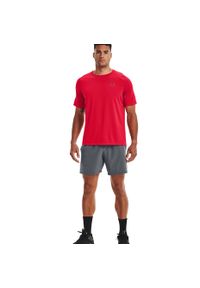 Koszulka fitness męska Under Armour Tech 2.0 SS. Kolor: czerwony. Długość rękawa: krótki rękaw. Długość: krótkie. Sport: fitness