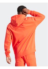 Adidas - adidas Bluza ALL SZN IX3960 Pomarańczowy Loose Fit. Kolor: pomarańczowy. Materiał: bawełna