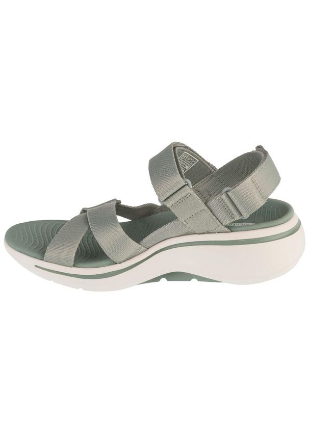 skechers - Sandały damskie, Go Walk Arch Fit Sandal - Attract. Kolor: szary