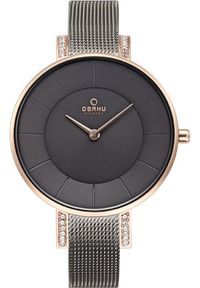 OBAKU - Zegarek damski Obaku Denmark V158LEVJMJ szary. Kolor: szary #1
