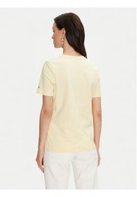 TOMMY HILFIGER - Tommy Hilfiger T-Shirt Script WW0WW42589 Żółty Regular Fit. Kolor: żółty. Materiał: bawełna #5
