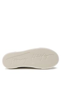 TOMMY HILFIGER - Tommy Hilfiger Trampki Logo All Over Low Cut Lace-Up Sneaker T3A9-32675-0034 S Granatowy. Kolor: niebieski. Materiał: materiał #7