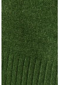 Vila - Kardigan. Kolor: zielony. Materiał: poliester, wiskoza, dzianina, nylon. Wzór: gładki #5