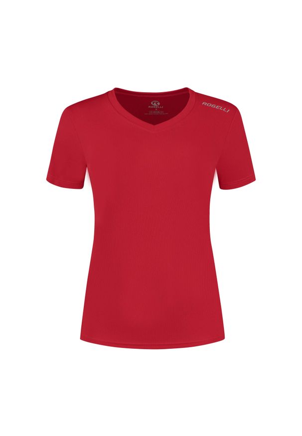 ROGELLI - Funkcjonalna koszulka damska Rogelli PROMOTION LADY. Kolor: wielokolorowy, pomarańczowy, czerwony