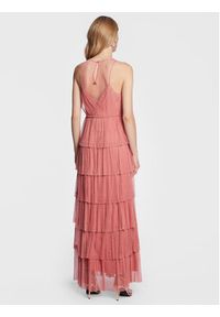 TwinSet - TWINSET Sukienka wieczorowa 231TP2443 Różowy Regular Fit. Kolor: różowy. Materiał: syntetyk. Styl: wizytowy