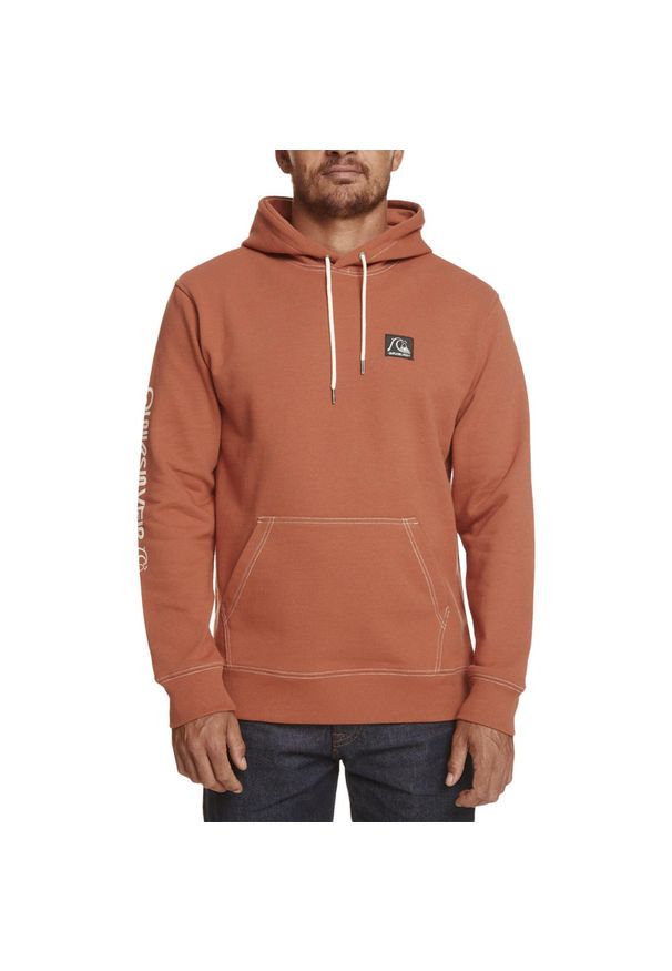 Bluza sportowa męska Quiksilver The Original. Kolor: pomarańczowy. Materiał: bawełna